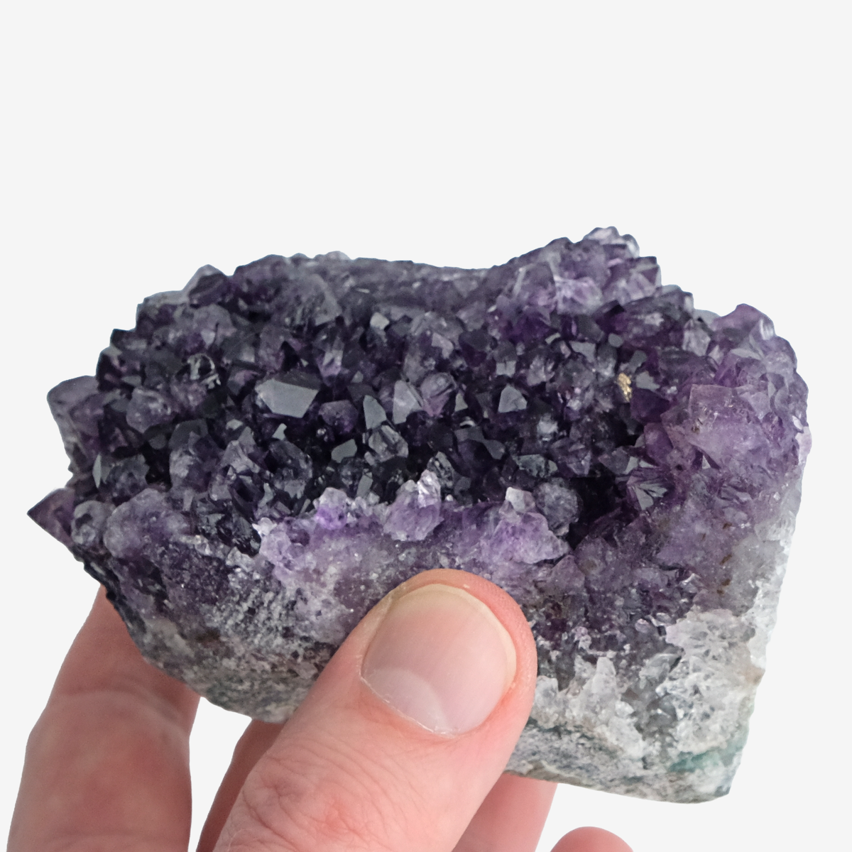 Druzy-ametisti – Kuvan yksilö