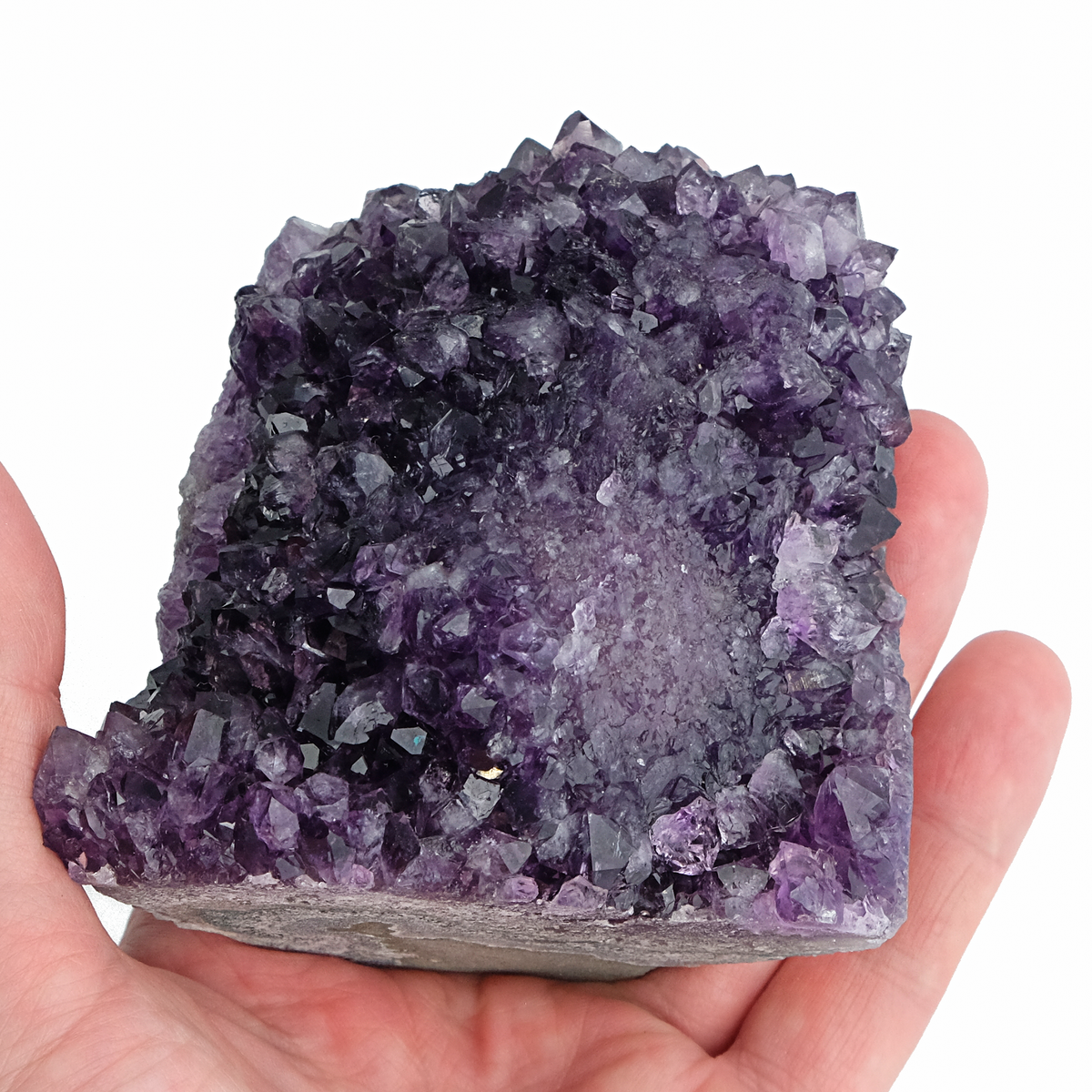 Druzy-ametisti – Kuvan yksilö