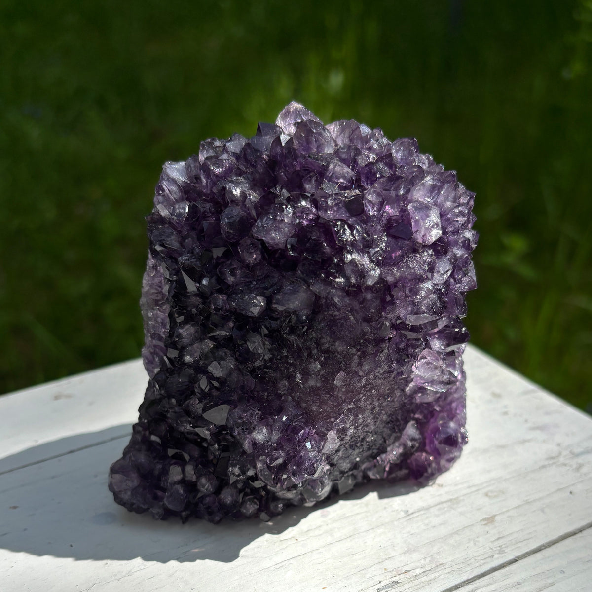 Druzy-ametisti – Kuvan yksilö